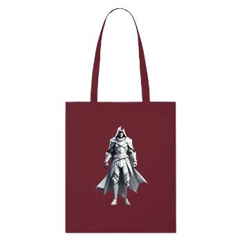 Assassin - Low Poly Videogame Design - Stanley/Stella Organic Tote Bag - burgundy - Front