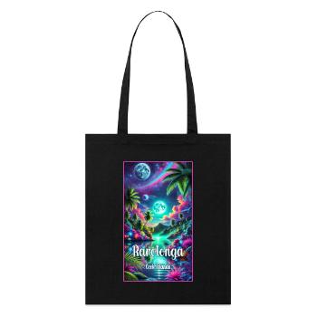 Palmiers de vacances aux Îles Cook à Parotonga - Tote bag bio Stanley/Stella - noir - Devant