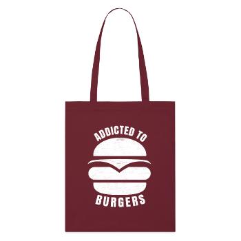 Addicted to citizens - Stanley/Stella Organic Tote Bag - burgundy - Front