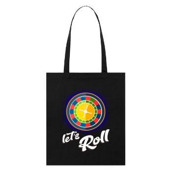 Vibrant Roulette Inspiration - Stanley/Stella Organic Tote Bag - black - Front