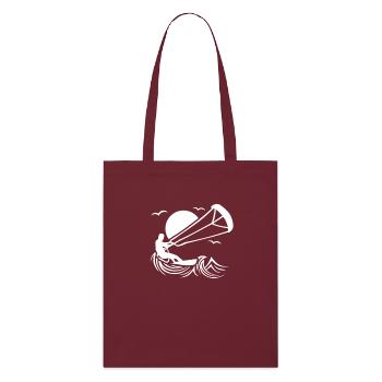 kitesurfer - Tote bag bio Stanley/Stella - bordeaux - Devant