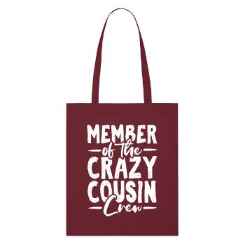 Cousin - Tote bag bio Stanley/Stella - bordeaux - Devant