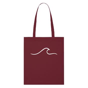 Surfer Wave Gift Surfer Boy Girl Dude Surf - Stanley/Stella Organic Tote Bag - burgundy - Front