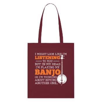 Banjo - Tote bag bio Stanley/Stella - bordeaux - Devant