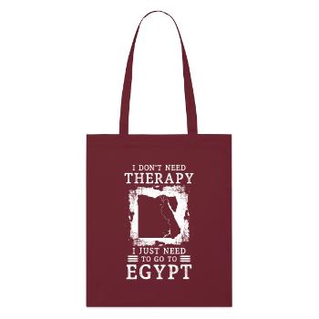 vacances en Egypte - Tote bag bio Stanley/Stella - bordeaux - Devant