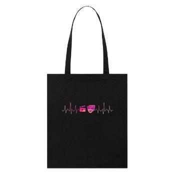 Acteur Idée cadeau - Tote bag bio Stanley/Stella - noir - Devant