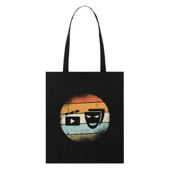 Acteur cadeau - Tote bag bio Stanley/Stella - noir - Devant
