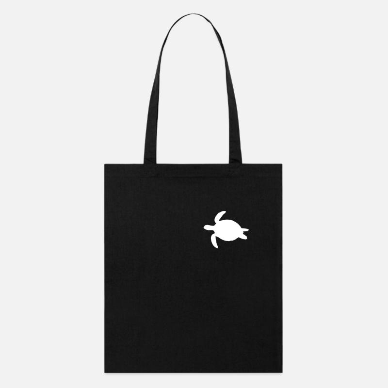 Meeresschildkröte - Stanley/Stella Bio-Stoffbeutel - Schwarz