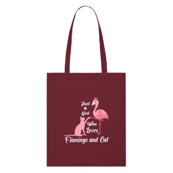 Citation amusante de flamant rose pour les amateurs de flamants roses juste un gi - Tote bag bio Stanley/Stella - bordeaux - Devant