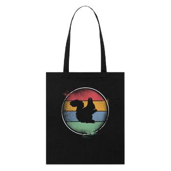 Eichhörnchen - Stanley/Stella Bio-Stoffbeutel - Schwarz - Vorne