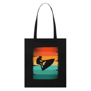 Jet ski - Tote bag bio Stanley/Stella - noir - Devant