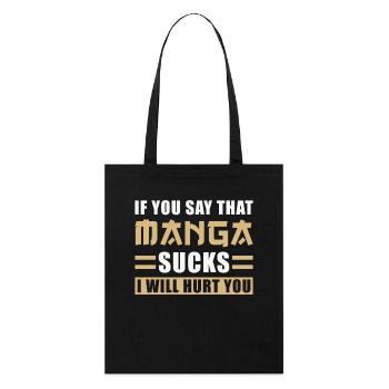 Manga - Stanley/Stella Organic Tote Bag - black - Front