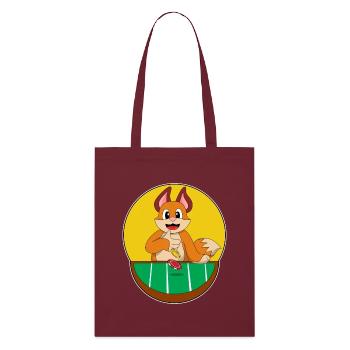 Jetons de poker Fox Poker - Tote bag bio Stanley/Stella - bordeaux - Devant
