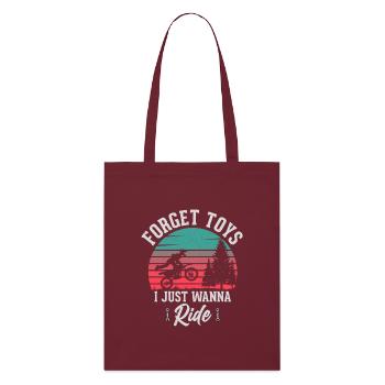 Dirt Bike - Tote bag bio Stanley/Stella - bordeaux - Devant
