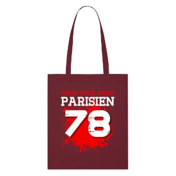Sang Pour Sang Parisien - 78 - Tote bag bio Stanley/Stella - bordeaux - Devant