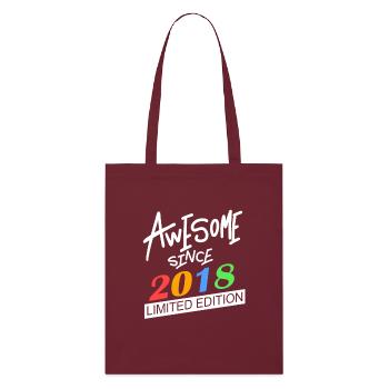 2018 - Promotion 2018 - Tote bag bio Stanley/Stella - bordeaux - Devant