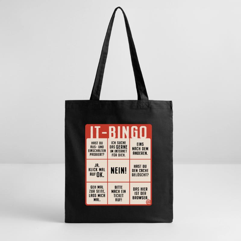 IT Support Bingo Service Desk IT Helpdesk Sysadmin Stanley/Stella Bio-Stoffbeutel