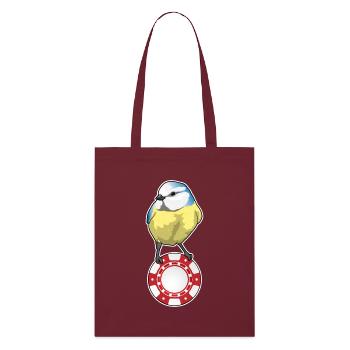 Vogel Poker Jetons de Poker - Tote bag bio Stanley/Stella - bordeaux - Devant
