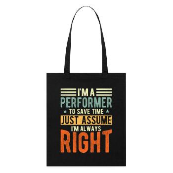 Artiste - Tote bag bio Stanley/Stella - noir - Devant