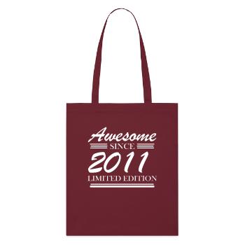 2011 - Millésime 2011 - Fantastique depuis 2011 - Tote bag bio Stanley/Stella - bordeaux - Devant