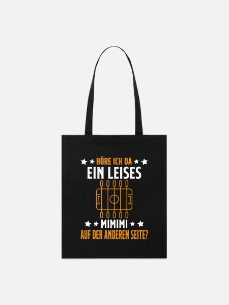 Tischfussball Geschenk Fans Wuzler Tischfussball - Stanley/Stella Bio-Stoffbeutel - Schwarz