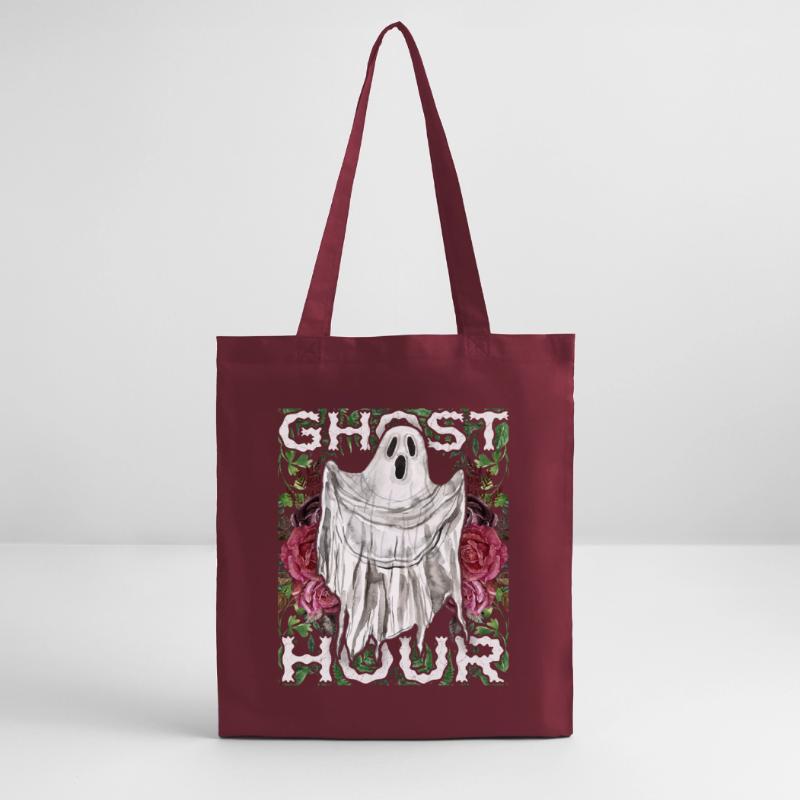 Uncanny Ghost, Ghost, Gothic Ghost Hour Stanley/Stella Organic Tote Bag