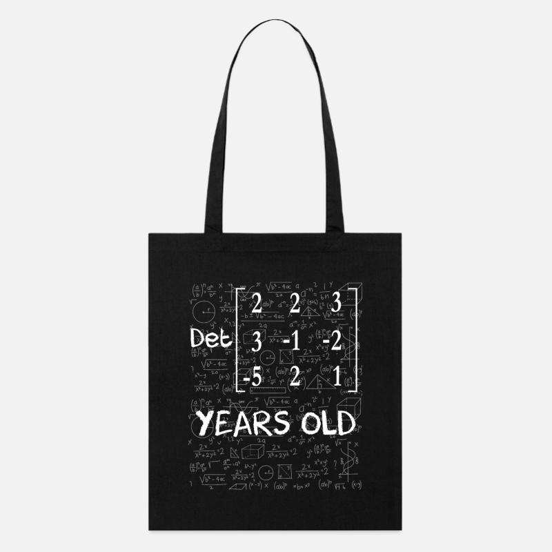 23e anniversaire 23 ans déterminant de matrice - Tote bag bio Stanley/Stella - noir