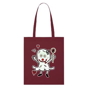 Halloween Ghost Love Chagrin d’amour Chagrin d’amour - Tote bag bio Stanley/Stella - bordeaux - Devant