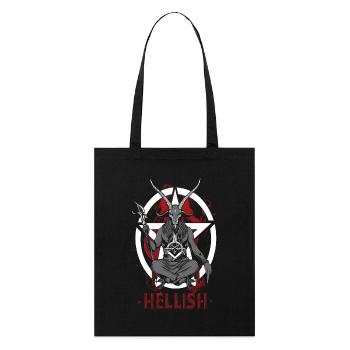 L'enfer Satan Baphomet - Tote bag bio Stanley/Stella - noir - Devant