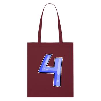 4 - Quatre - Tote bag bio Stanley/Stella - bordeaux - Devant