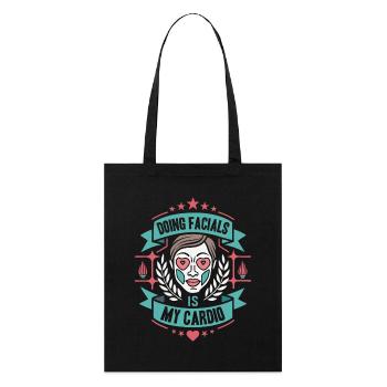 Soin du visage Cardio Motiv - Tote bag bio Stanley/Stella - noir - Devant