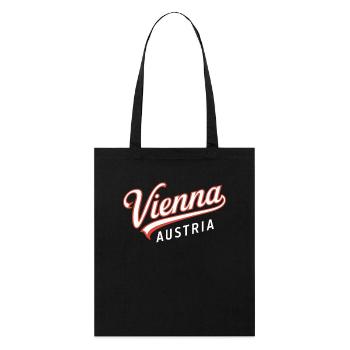 Vienne, Autriche, Souvenir - Tote bag bio Stanley/Stella - noir - Devant