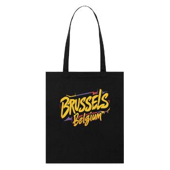 Mémoire souvenir de Varsovie Pologne - Tote bag bio Stanley/Stella - noir - Devant