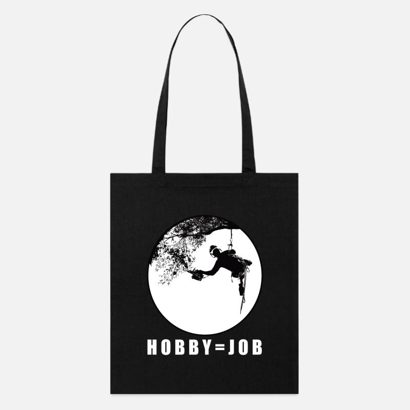 Arborist Tree care - my profession is my hobby - Stanley/Stella Organic Tote Bag - black