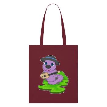Caterpillar Musician Guitare Musique - Tote bag bio Stanley/Stella - bordeaux - Devant