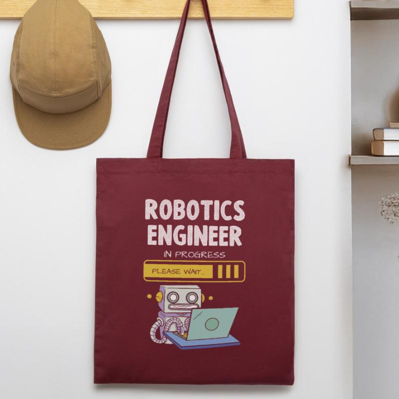 Robotics Engineer In Progress Please Wait Stanley/Stella Organic Tote Bag