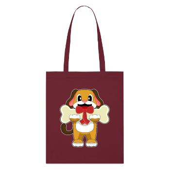Os de chien - Tote bag bio Stanley/Stella - bordeaux - Devant