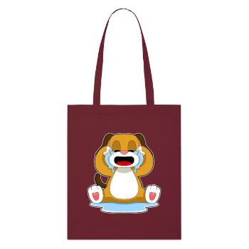 Larmes de chien - Tote bag bio Stanley/Stella - bordeaux - Devant