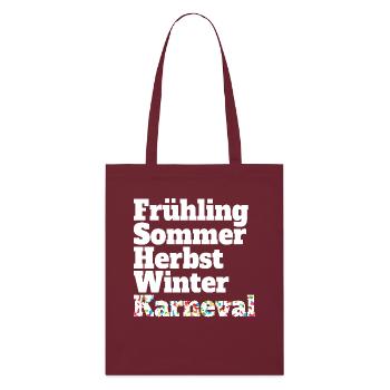 Carnaval Cinquième saison Kölsch Fastelovend Cologne - Tote bag bio Stanley/Stella - bordeaux - Devant