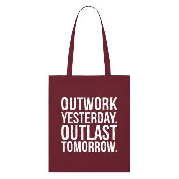 survivre hier survivre demain - Tote bag bio Stanley/Stella - bordeaux - Devant