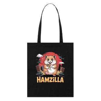 Hamzilla – Der Snack nimmt Rache - Stanley/Stella Bio-Stoffbeutel - Schwarz - Vorne
