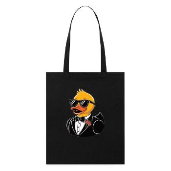 Rubber duck Braeutigam - Stanley/Stella Organic Tote Bag - black - Front