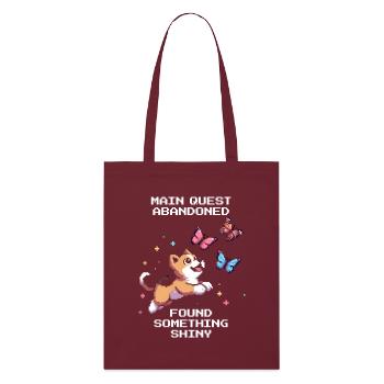 Distraction +100 | ADHD Focus Loss Classic - Stanley/Stella Organic Tote Bag - burgundy - Front