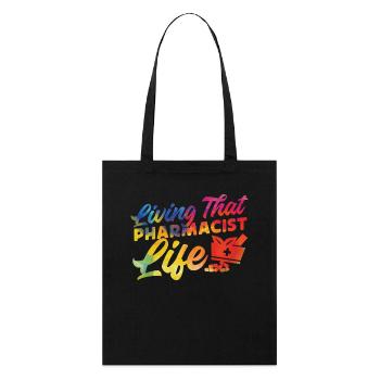 Pharmacy Tech Technician - Stanley/Stella Organic Tote Bag - black - Front