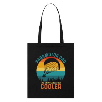 Design Parapente Dad Cool Retro - Tote bag bio Stanley/Stella - noir - Devant