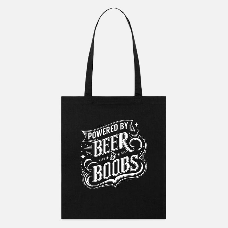 Bier- und Brustfest-Slogan-Design - Stanley/Stella Bio-Stoffbeutel - Schwarz