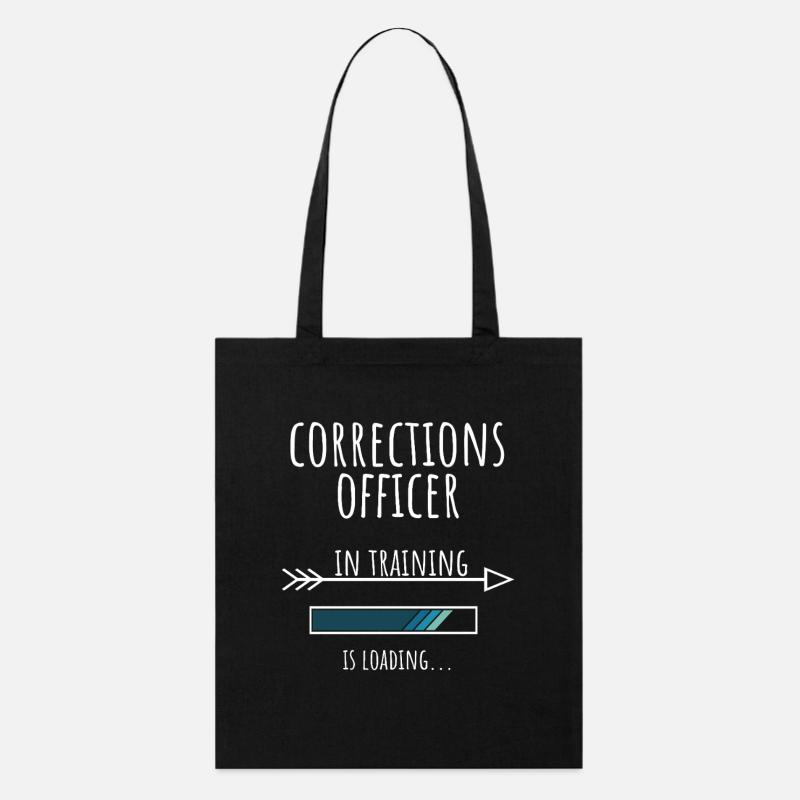 Gift Profession Training Correctional Officer - Stanley/Stella Organic Tote Bag - black