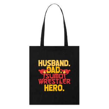 Lutteur de sumo Lutte japonaise Nagoya - Tote bag bio Stanley/Stella - noir - Devant