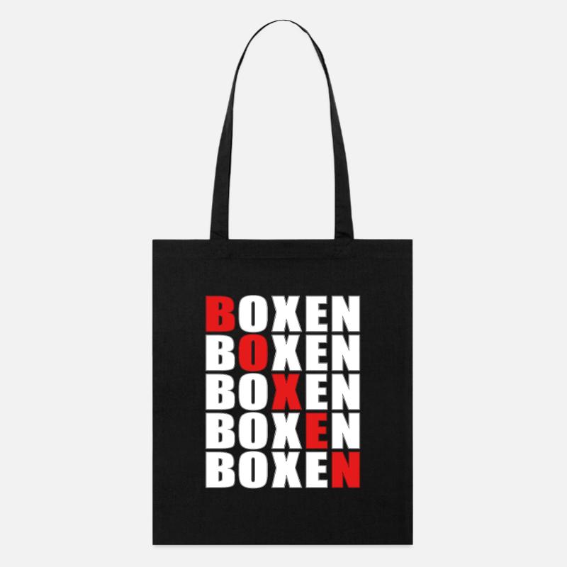 Boxen Sport Training Fighter - Stanley/Stella Bio-Stoffbeutel - Schwarz