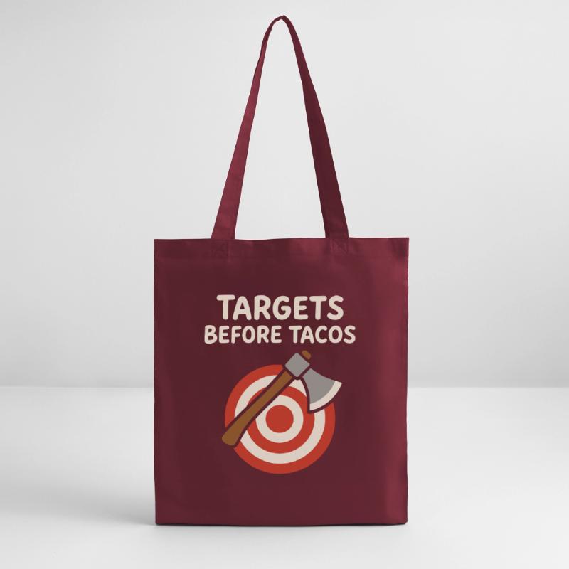 Funny Axe Throwing Meme Axe Me All Sharp Stanley/Stella Organic Tote Bag